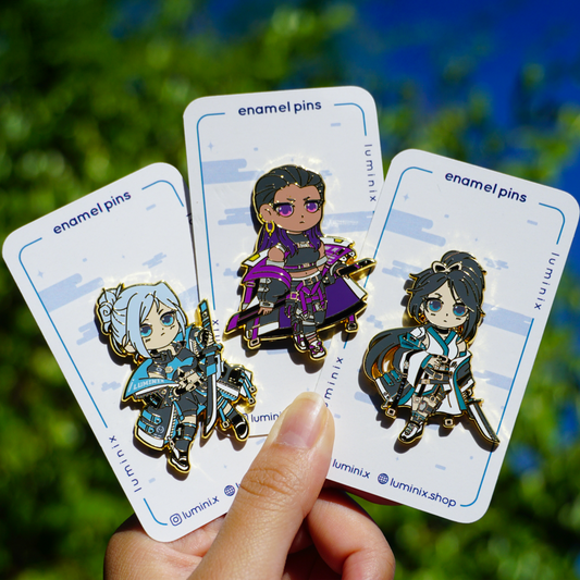 Valor Agent Chibi Enamel Pin Bundle Deal