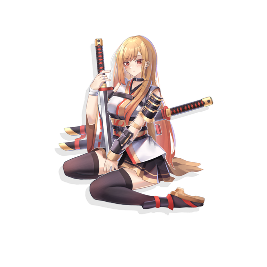 Samurai Marin Sticker